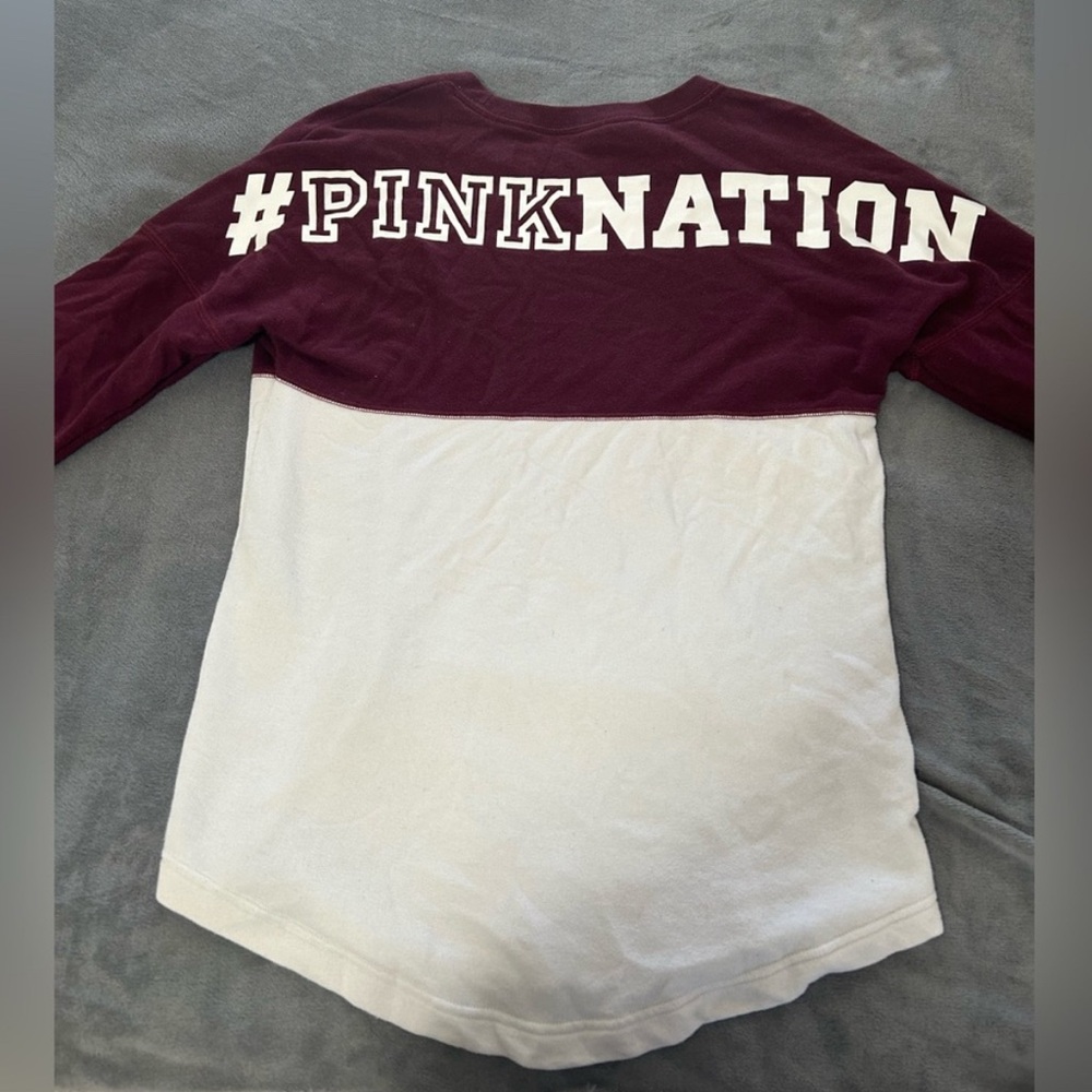 PINK Victoria's Secret Nation Long Sleeve Shirt